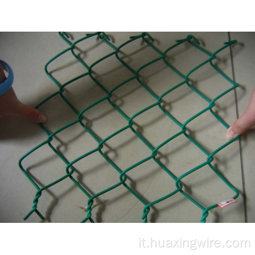 Recinzione di collegamento a catena rivestita in PVC